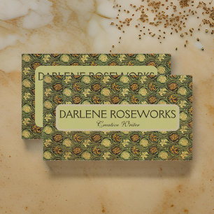 Carte De Visite William Morris Tulip et Lily