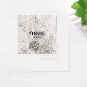 CARTE DE VISITE : WILLIAM MORRIS : TULIP SAUVAGE (Bureau)