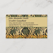 Carte De Visite William Morris Tulips & Lilies Tapis Classique (Devant)