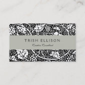 Carte De Visite William Morris Vin de raisin noir blanc (Devant)