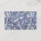 Carte De Visite William Morris Windrush fleurs bleues (Dos)