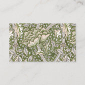 Carte De Visite William Morris Windrush fleurs florales classique (Dos)