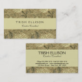 Carte De Visite William Morris Windrush Motif de fond d'écran (Devant / Derrière)