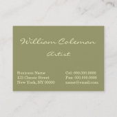 Carte De Visite William Stephen Coleman : La fille du potier (Dos)