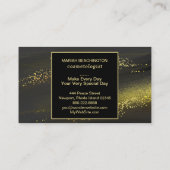 Carte De Visite *~* Willow Tree Gold Dust Black Gold Parties scint (Dos)