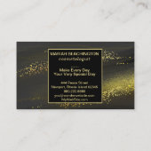 Carte De Visite *~* Willow Tree Gold Dust Black Gold Parties scint (Dos)