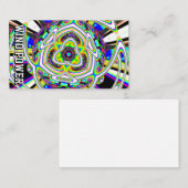 Carte De Visite WIND POWER ( vous pouvez modifier les mots ) (Devant / Derrière)