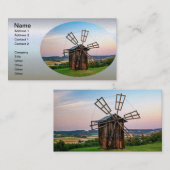 Carte De Visite Windmill Outhouse (Devant / Derrière)
