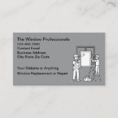 Carte De Visite Window Repair Replace Services (Devant)