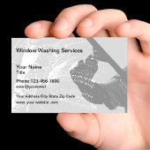 Carte De Visite Window Washer Cleaning Service