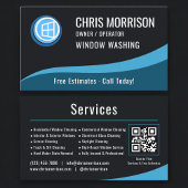 Carte De Visite Window Washing Service QR Code