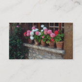 Carte De Visite Windows en fleurs de Perouges (Dos)