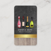 Carte De Visite Wine Assortment | Vineyard Tasting (Devant)