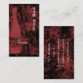 Carte de visite Wine Bar (Devant / Derrière)