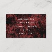 Carte de visite Wine Bar (Dos)