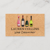 Carte De Visite Wine Bottles | Winery (Devant)