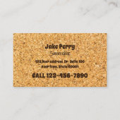 Carte De Visite Wine Consultant Cork (Devant)