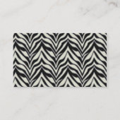 Carte De Visite WineWomenDesigns.com comportant la renarde de vin (Dos)