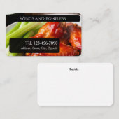 Carte De Visite  Wing and boneless , editable  (Devant / Derrière)