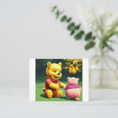 Carte De Visite Winnie l'Ooh 4. (Debout devant)