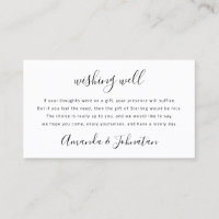 Wishing Well For Mariage Money Cadeau moderne