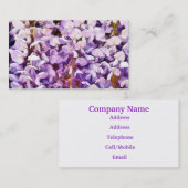 CARTE DE VISITE WISTERIA (Devant / Derrière)
