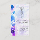 Carte De Visite *~* Wisteria et chemin Rose des fleurs de Nirvana (Dos)