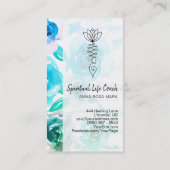 Carte De Visite *~* Wisteria et fleurs Roses Chemin du Nirvana (Dos)