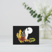 Carte De Visite Wolf Howling Moon (Debout devant)