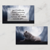 Carte De Visite Wolf the King of Wilderness (Devant / Derrière)