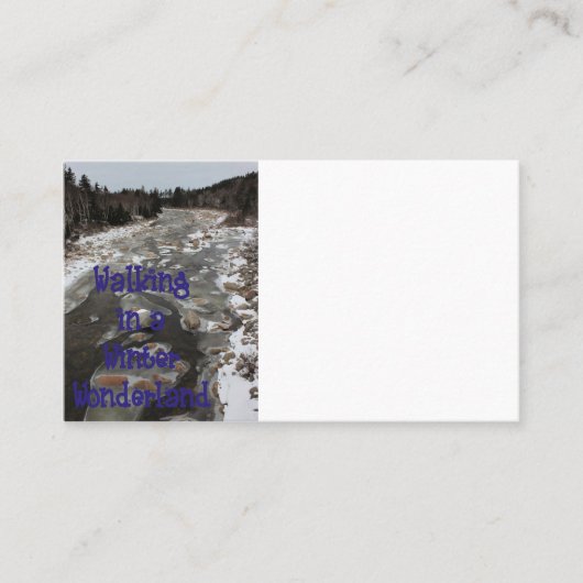Carte De Visite Wonderland (Devant)