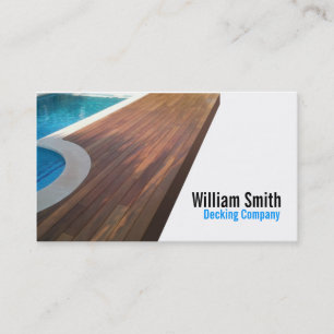 Carte De Visite Wood Deck/Decking Contractor