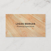 Carte De Visite Wood Flooring Services Modern Professional (Devant)
