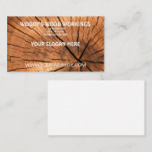 Carte De Visite Wood Workings (Devant / Derrière)