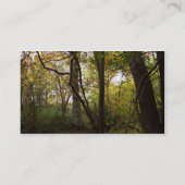 Carte de visite Woodland (Dos)