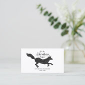 Carte De Visite Woodland Fox Aventure commence (Debout devant)