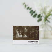 Carte De Visite Woods, Bute Park Cardiff - Sepia tonifié (Debout devant)