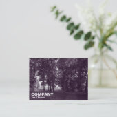 Carte De Visite Woods, Bute Park, Cardiff (Toné Violet) (Debout devant)