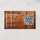 Carte De Visite Woodworking (Devant)