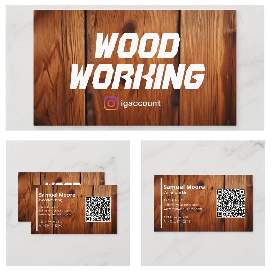 Carte De Visite Woodworking