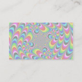 Carte De Visite Woooo Mandelbrot Fractal (Dos)