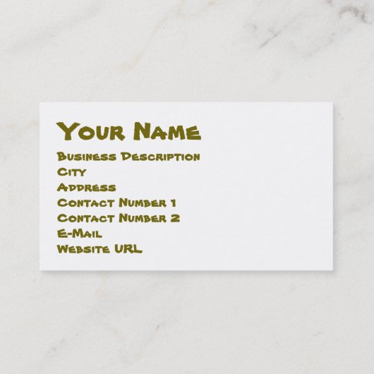 Carte de visite Word Cloud Flowers (Dos)