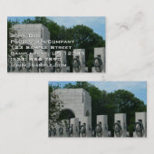 Carte De Visite Wreath II commémorative 2ème guerre mondiale à Was (Devant / Derrière)