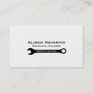 Carte De Visite Wrench. 2 côté double Mécanique (élite-2)