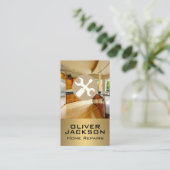 Carte De Visite Wrench et tournevis | Maison de cuisine moderne (Debout devant)