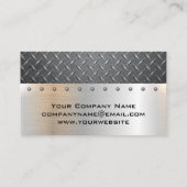 Carte De Visite Wrenches de service de voiture Acier diamant Plaqu (Dos)