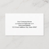 Carte De Visite Wrenches de voiture | Arrière - plan futuriste (Dos)