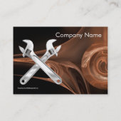 Carte De Visite WRENCHES MÉCANIQUE MÉTAL, PLUMBERS Pearl Paper (Dos)