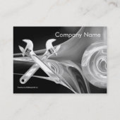 Carte De Visite WRENCHES MÉCANIQUE MÉTAL, PLUMBERS Pearl Paper (Dos)