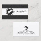 Carte De Visite Writer Author Literary (Devant / Derrière)